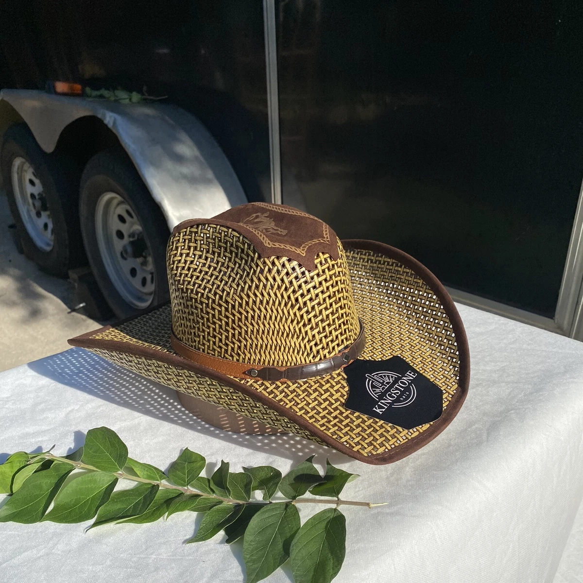 Full Ventilated Men's Ranch Style Cowboy Hat. Sombrero Vaquero Pa