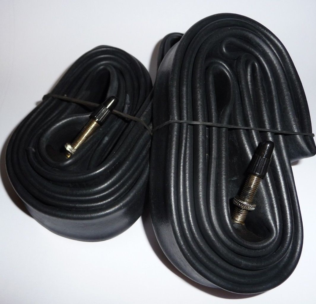 10 Camere D'Aria Per Bici 27x1 1/4 Con Valvola Presta - Confezione Da 10 - Gomma