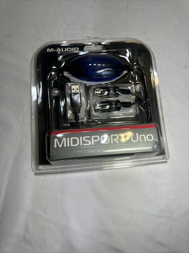 M-Audio MIDIsport UNO 1-in/1-out USB MIDI Interface 16 MIDI Channels -A1 - Image 3 of 4