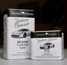 Euro Clear Coat Kit 7.5 Liter Diamond Finishes High Gloss Urethane 2-1 Mix