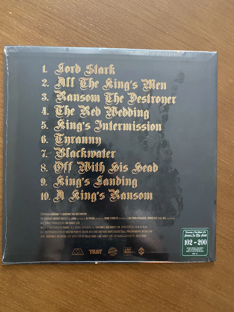Ransom & Big Ghost - Heavy is the Head vinyl NEW LIMITED 200 Emerald Smoke