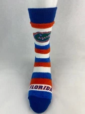 Florida Gators Women's Pro Stripe Fuzzy Soft Crew Socks