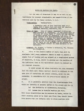 WW1 SOMME : NOTES ON TACTICS FOR TANKS  *(Reproduction)*