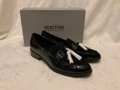 Kenneth Cole Reaction Black Patent Leather Loafers Women’s Size 9 Slip On Dress Kenneth Cole Reaction Women main image 4