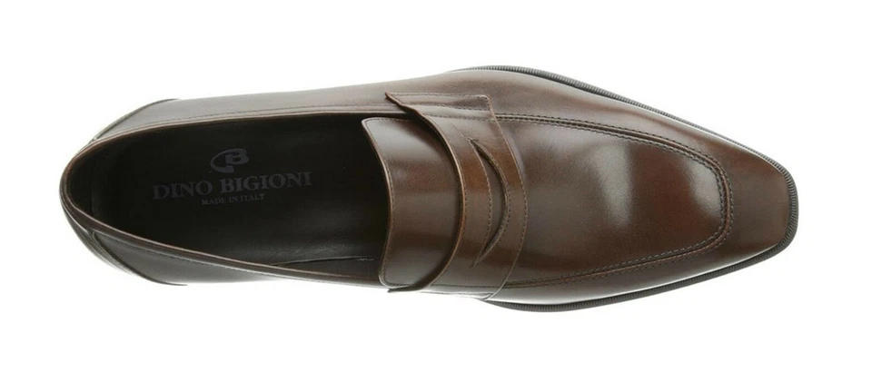 NUEVO Mocasines Hombre Dino Bigioni 11012 Tiziano 213 Marrón, Talla 9 (42EU) Foto 3 de 4