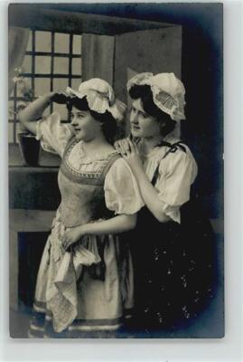 10008651 - Photo Postcard Twins Types 1908