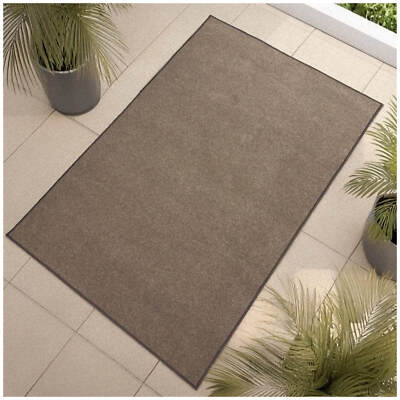 Koeckritz Economy Soft Espresso Indoor/Outdoor Area Rug for Patio, Boats, & More