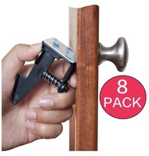 8 Pack Child Baby Safety Cabinet Latches, Quick Easy Install No Tools Drilling