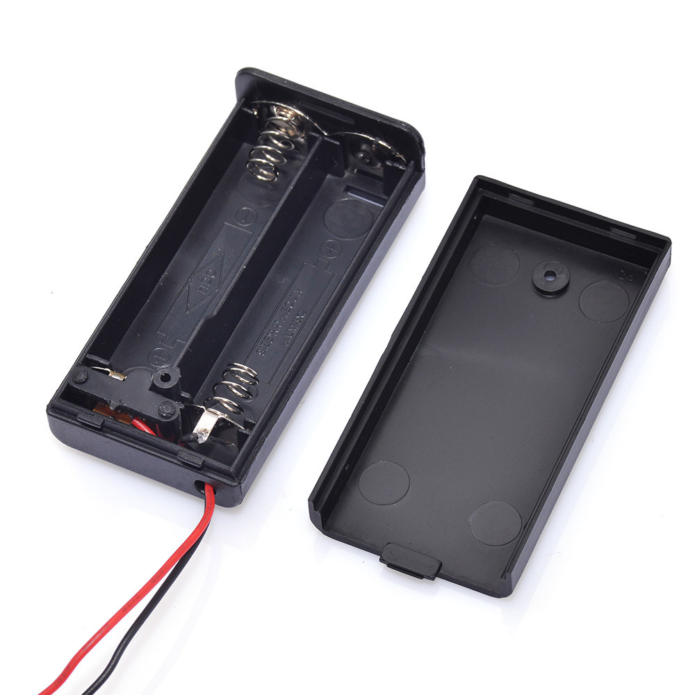 10/5Pcs 3 AA Battery Case Holder Box Con Interruttore Di Nuovo 3