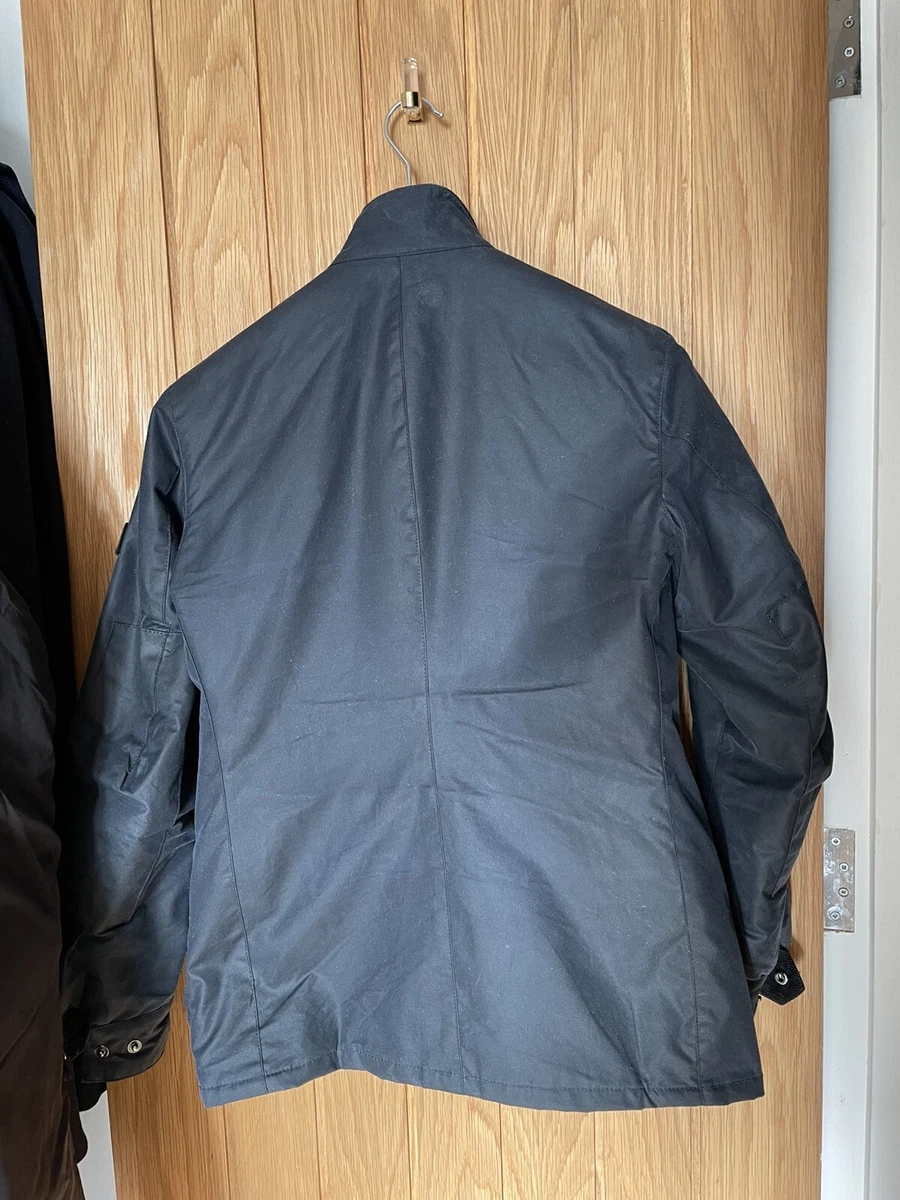 Barbour international slim sale fit wax jacket