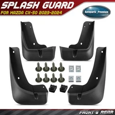 Set of 4 Front & Rear Mud Flaps Fender Splash Guards for Mazda CX-50 2023-2024