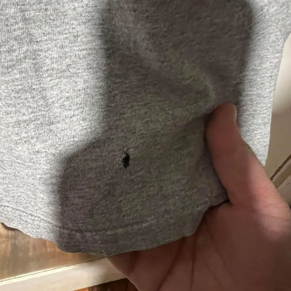 Camiseta de fútbol manga larga Texas Rose Bowl vintage gris y blanco Foto 3 de 4