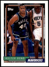 Walter Bond #339 1992-93 Topps