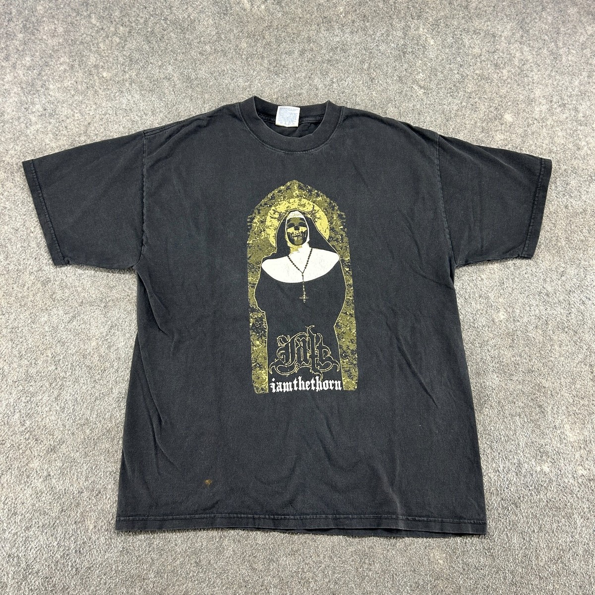 VINTAGE Cradle Of Filth Shirt Mens L Black Nun Death Metal I