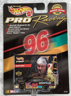 1998 HOT WHEELS TEAM PRO RACING 1ST EDITION David Green Caterpillar NASCAR