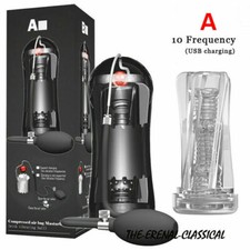Automatic Handsfree Male Trainer Cup Multispeed Stroker Penis Pump Ribbed Sleeve