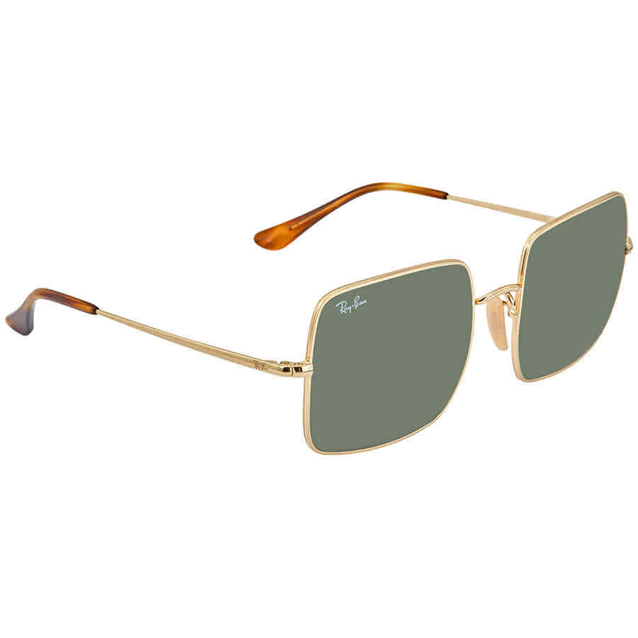 gold frame square sunglasses