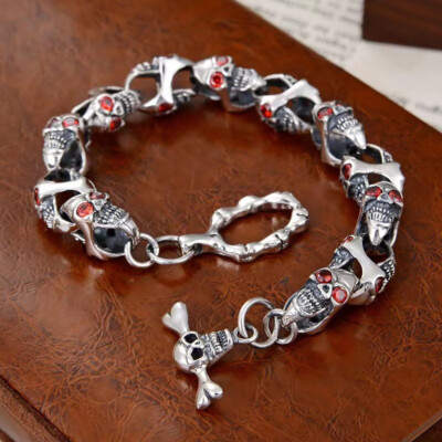アクセサリー archive Skull Link silver 925 bracelet s-l400.jpg