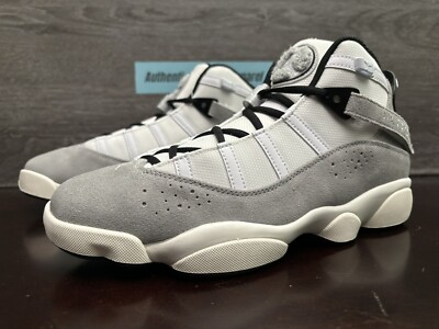 Nike Air Jordan 6 Rings Cement Grey Black Sail White Men's Size 9 FJ4650-077 NEW | eBay UK