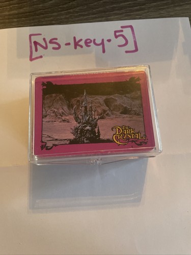🔥 THE DARK CRYSTAL Complete 78 CARD SET w/ Plastic Case Donruss 1982 NM