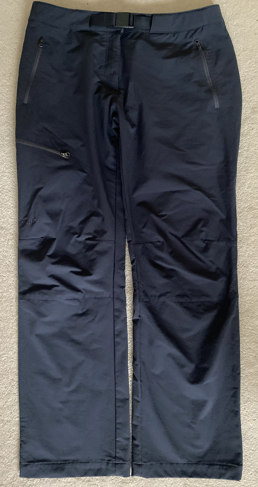 RAB Vector Pants Grey Softshell Hiking Women’s Size U… Gem