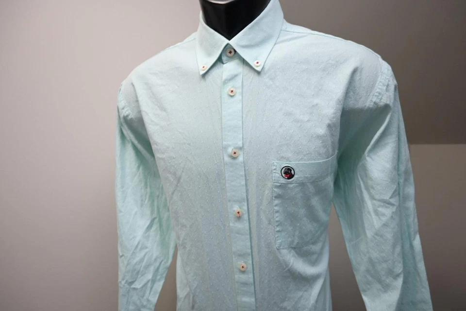 Southern Proper Dress Shirt Blue Long Sleeve Casual Button Up Mens Size Medium - Image 2 of 4