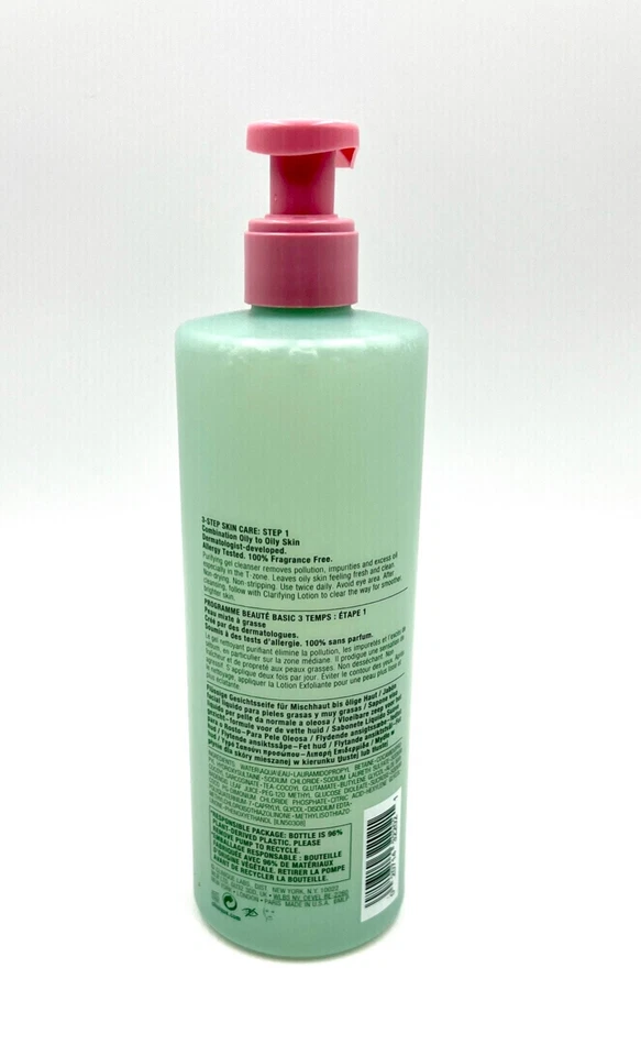 ¡Nuevo! Jabón facial líquido Clinique Jumbo All About Clean ~ graso ~ 13,5 oz/400 ml Foto 2 de 2