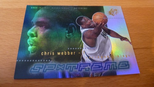 CHRIS WEBBER 00/01 SPx SPxtreme # X3 INSERT Sacramento Kings