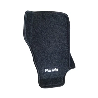 PLANETCARPETS Tappetino Protettivo Poggiapiede Fiat Panda I (141) dal 1980 al 2003 con Scritta