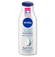 NIVEA Body Cream EXPRESS HYDRATION Moisturizer Lotion Crema Corporal 220ml-1Pack