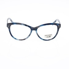 Corinne McCormack Marley 1.00 Gray Blue Reading Glasses