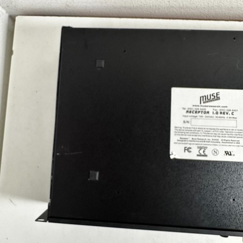 Reproductor enchufable Muse Research Receptor 2 negro 100 - 240 VCA montaje en rack VST - Imagen 7 de 16