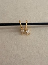 Ohrring Purelei Baguette Hoop Gold