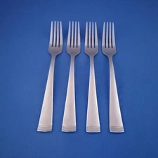 (4) Cambridge GRATITUDE ~ Dinner Fork 8 1/8" ~ Stainless Satin Flatware
