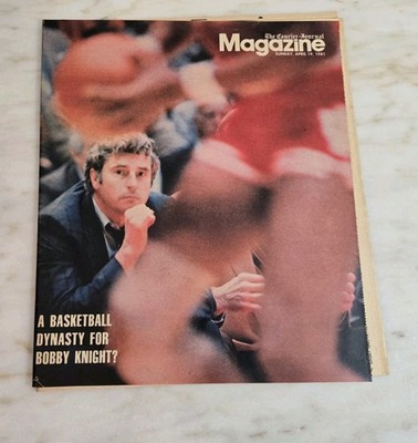 Vintage Rare Courier Journal Magazine April 1981 Bobby Knight Indiana Basketball