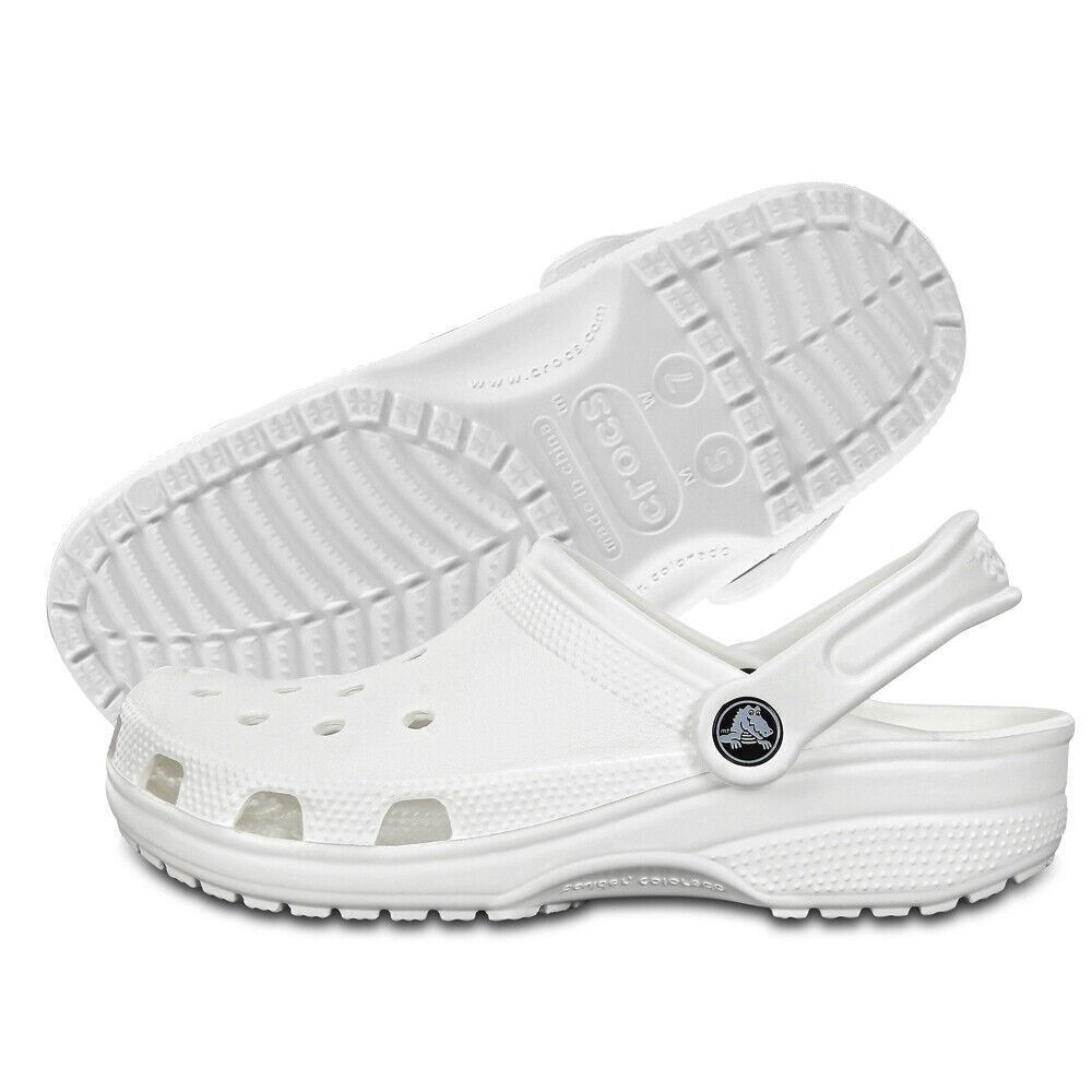 Unisex Black/White Cozy Classic Clog Ultra-Light Slip-On Shoes Free Ship U-S-A - $21.59 - Thumbnail 1