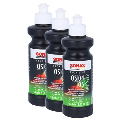 Lackpolitur OS 04-05 PROFILINE 02121410 SONAX 3 X 250 ml Kratzerentfernung Lack