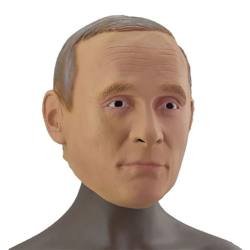 Celebrity Putin Mask Party Cosplay Halloween Funny Latex Mask - Image 2 of 4