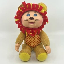 Cabbage Patch Kids CPK Stuffed Animal Lion Yellow Red Kids Fun Gift Plush Gift