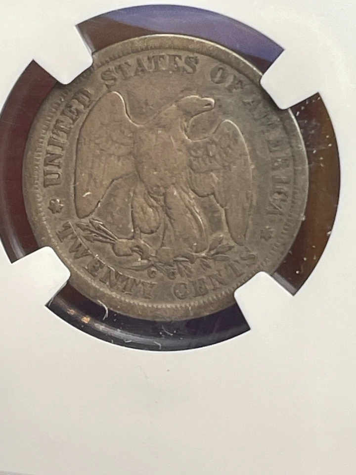 1875-CC Twenty Cent Piece NGC VG-8 - Image 4 of 4