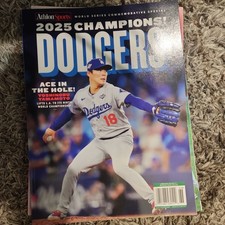 L.A Dodgers 2025 World Series Champion Commemorative Magazine Yamamoto