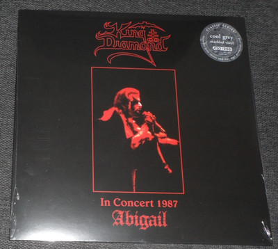 King Diamond In Concert 1987 - Abigail LP 2020 Grau Marbled Vinyl Nr 130 / 200