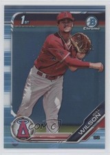 2019 Bowman Draft Chrome Sky Blue Refractor Will Wilson #BDC-182 06ci
