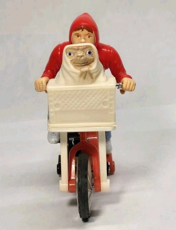 老式 1982 年 LJN 玩具 E.T. The Extra-Terrestrial Elliott 自行车仍然正常工作  — 第 2/4 张图片
