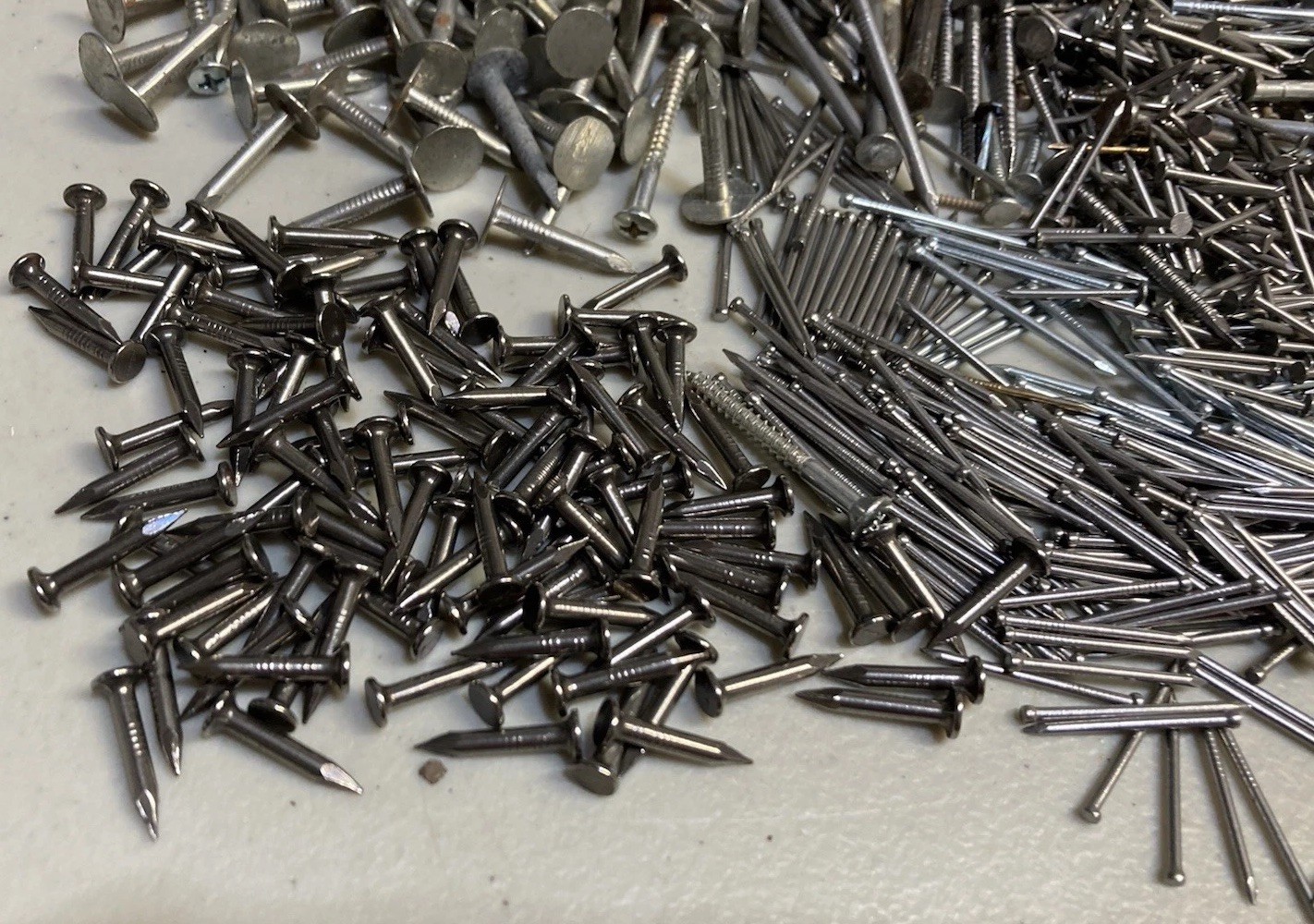 5+ LBS Vintage Lot Mixed Hardware Nails