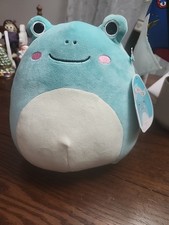 Squishmallows Kellytoy Plush Pet Shop Squad Robert the Frog 8" NWT NEW