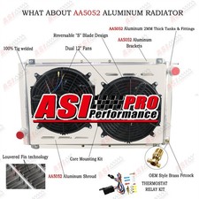 3 Row Radiator Shroud Fan Relay For 1992-1999 UK Subaru Impreza WRX GC8 STI 2.0L