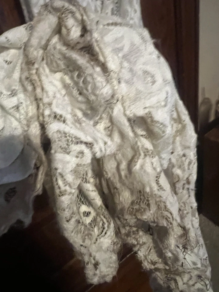 Davids Bridal Galina Strapless Wedding Dress Ivory Champagne, Size 10/12, H9982 - Image 4 of 4