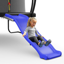 Plastic Trampoline Slide for 8-16FT, Heavy Duty Outdoor Slide for Trampoline, Sa
