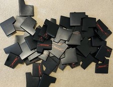 LOT OF 55 Official OEM Case Nintendo NES Dust Jackets Sleeves RED LOGO Black